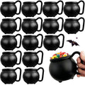 15 Pcs Halloween Cauldron Mug Set - 15 OZ Plastic Witch Party Cups