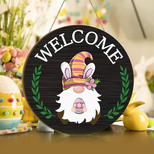 Black Interchangeable Welcome Sign for Front Door - Holiday Porch Decor