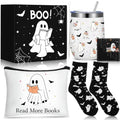 Halloween Book Lover Gift Set with Mug, Bookmark, Socks & Cosmetic Bag