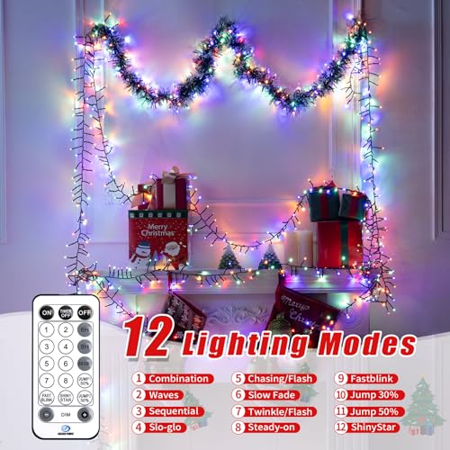 1000 LED Christmas String Lights with Remote Waterproof Indoor Outdoor Decorations