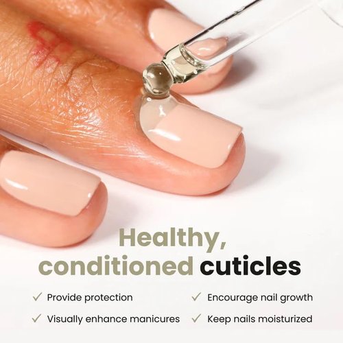 LONDONTOWN Nourishing Cuticle Oil - Moisturizing Nail Care for Growth and Strength for Dry Damaged Cuticles, Vegan & Cruelty Free - .40fl oz with Dropper