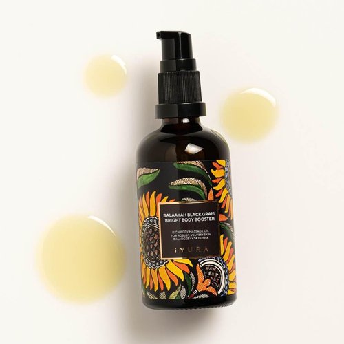 iYURA Balaayah Black Gram Body Booster Oil - Luxurious Ayurvedic Massage & Moisturizer | Fast-Absorbing, Non-Sticky | 3.38 fl oz