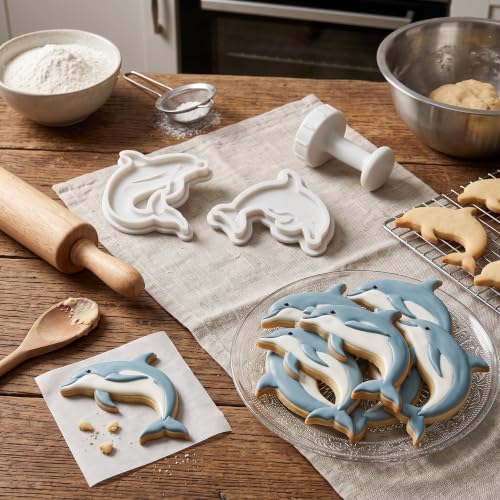 Dolphin Silicone Mold for Cake Decorating and Chocolates - Set of 2