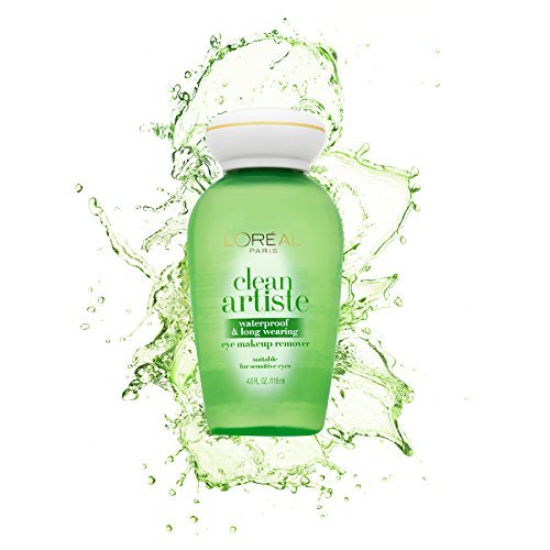 L'Oreal Paris Clean Artiste Waterproof & Long Wearing Eye Makeup Remover 4 oz (Pack of 3)