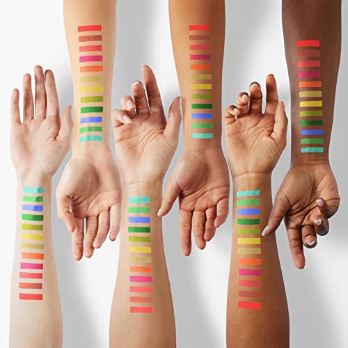 Colorful Eyeshadow Palette with 34 Shades - Waterproof, Matte & Shimmer Makeup