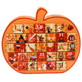 Halloween Pumpkin Countdown Calendar - Wooden Advent Box with Storage Drawers - Orange, 31 Days