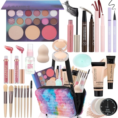 All-in-One Teen Makeup Kit Set with Brush, Palette & Accessories - Box5