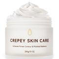 GUDE GUDE Crepe Firming Body Cream, Extra Large Size Body Skin Cream Lotion for Aging Crepe Skin Improve Natural Elastin with Collagen Production for Neck Arms Leg Deeply Moisturizer Cream, 10 oz