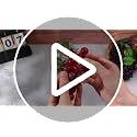 Artificial Grape Set - 9 Bunches Fall Wine Harvest Wooden Sign Centerpiece - Purple & Red