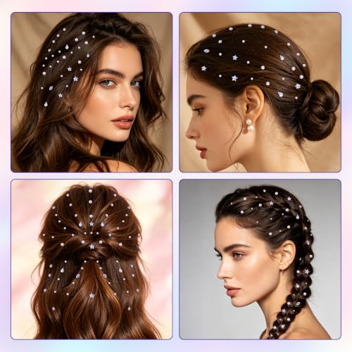 Self-Adhesive Pearl Face Gems and Body Rhinestones for Festivals & Makeup