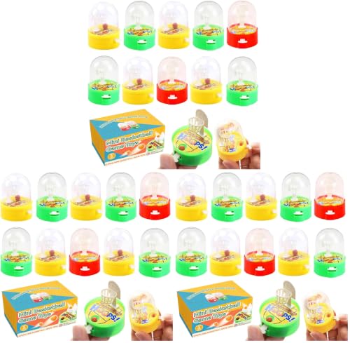 Mini Finger Basketball Shooting Game Set - 3 Pack, Party Favors & Classroom Toys