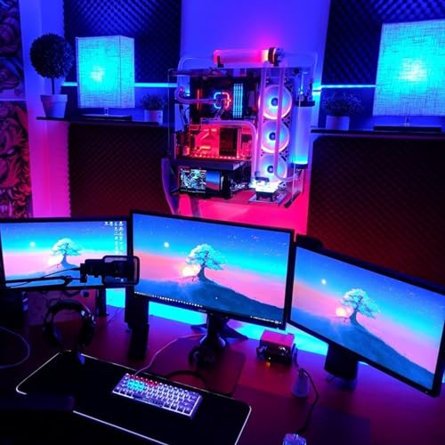 Ourbest LED Eyes EL Glowing Panel - Blue Medium