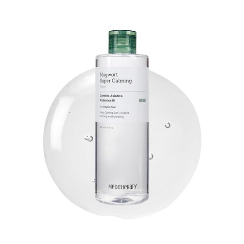 Mugwort Super Calming Toner - Korean Hydrating Toner for face, Purifying Mugwort Essence, Soothing, Calming, Refreshing Facial Toner for Oily, Dry, and Sensitive Skin, Daily Skin Care, 8.45 fl.oz