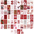 Red Y2K Room Decor Set - 64 Cheetah Leopard Print Wall Posters - Trendy Wall Art