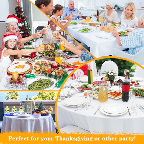 Rectangular Table Pad Protector 90x54 Inches Waterproof Heat-Resistant Vinyl with Flannel Backing
