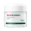 Dr. G R.E.D. Blemish Clear Soothing Cream - Calming Korean Moisturizer for Redness - Soothes Acne & Irritation - With Centella Asiatica - Long-Lasting Hydration - 2.36 fl oz