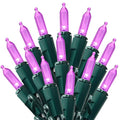 Purple LED Halloween String Lights - 100 Count, 26FT Green Wire, Indoor Outdoor Decor Variation of THIS listing