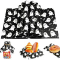 Halloween Ghost Boo Deli Paper Sheets - Black, 150 Pack Food Wraps