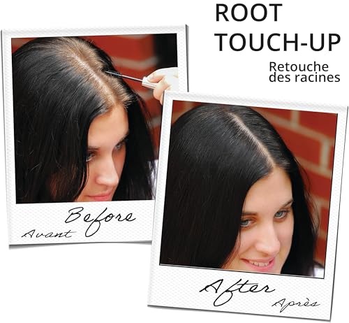 Hair Mascara Root Touch-Up for Gray Hair - Auburn, Precise Concealer for Brows & Beard