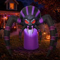 7 Ft Inflatable Halloween Spider with LED Lights Outdoor Yard Decor