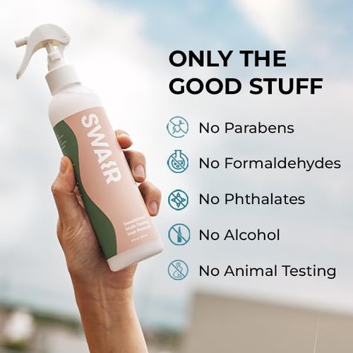 SWAIR Sampler Travel Size - Showerless Shampoo & SweatShield Leave-In - Clean Ingredients - Perfect for Gym Bag or Carry-On
