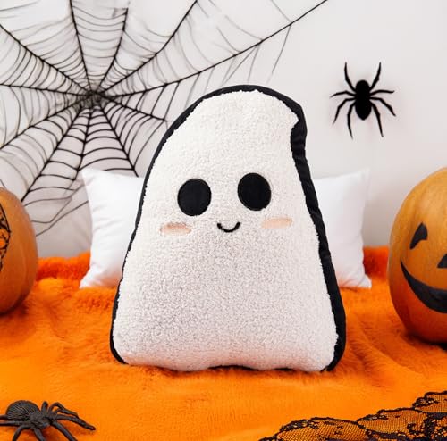 Ghost Shaped Halloween Pillow - Wondrous Spooky Home Decor Cushion