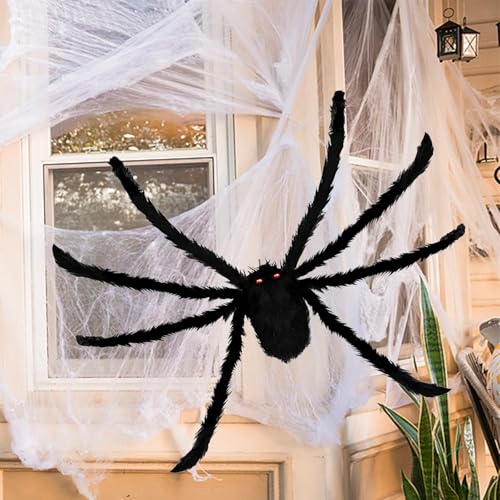 Giant Spider Halloween Decorations Outdoor Indoor Scary Halloween Yard Decor