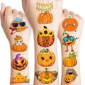 Halloween Pumpkin Temporary Tattoos - 120PCS Fall & Party Decals