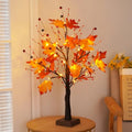 Lighted Fall Maple Tree Decor for Home & Events - Autumn Table Centerpiece