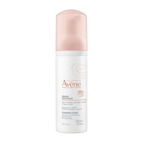 Avène Cleansing Foam - Gentle Face Wash for All Skin Types | Refreshing 150ml Cleanser
