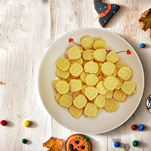 Orange Pumpkin Silicone Mold for Halloween Candy and Decor - Creepy & Cute Jack O Lantern Shape