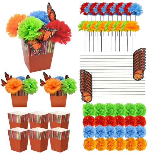 Mexican Fiesta Table Decorations Set for Day of the Dead