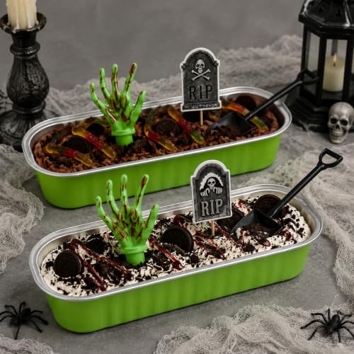 Halloween Mini Cake Pans with Lids 30-Set Spooky Dessert Decoration Kit - Variation 1