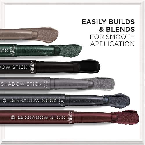 Eyeshadow Stick Black Matte - Blendable, Smudge-Resistant, 0.05 Oz - All Night Black