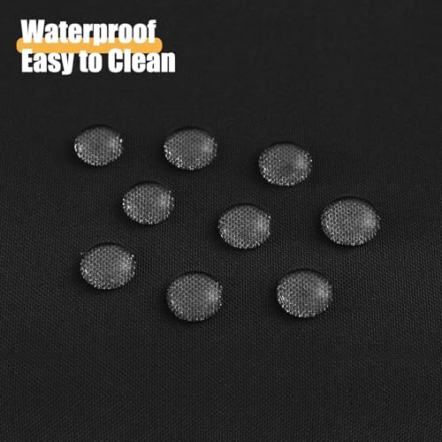 Rectangle Waterproof Tablecloth 60x84 Black - Anti-Scratch Washable Fabric