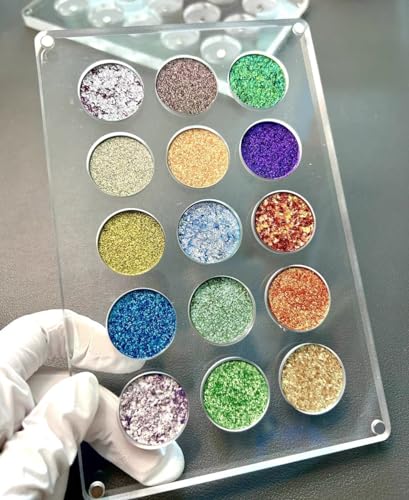 Magnetic Eyeshadow Palette DIY Acrylic Transparent Makeup Organizer 26mm Holes