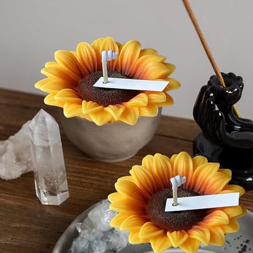 Sunflower Silicone Mold for Cake Decorating - Large Flower Fondant Chocolate Candy - Style H