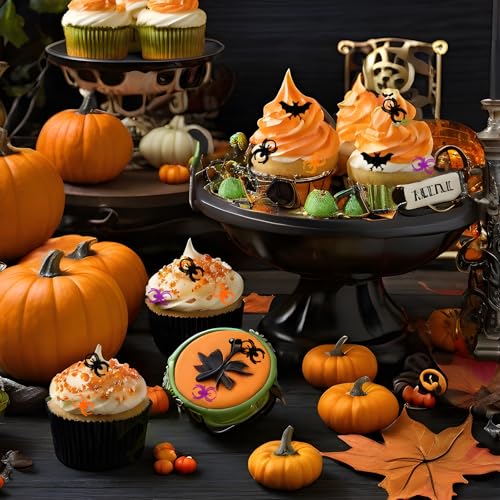 Halloween Spider and Bat Rings - 150 Pack Plastic Party Favors & Decorations