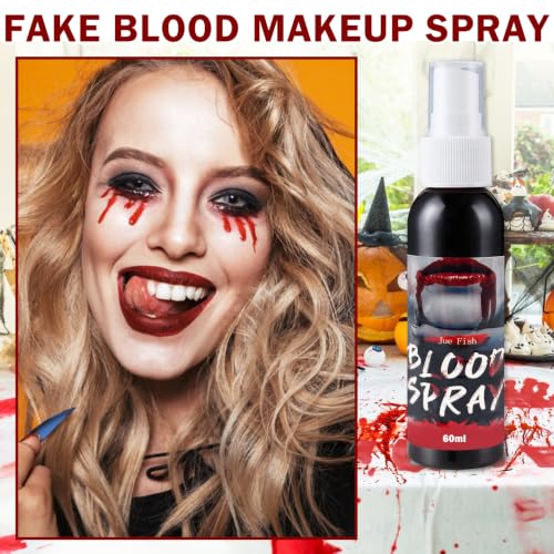 Dark Fake Blood Spray for Special Effects Halloween Makeup Washable Blood Splatter