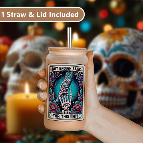 Tarot Card Skeleton Hand Mug - Gothic Witchy Gift for Women & Men