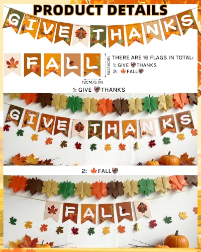 Fall Party Decorations Kit - All-in-One Thanksgiving & Autumn Celebration Set