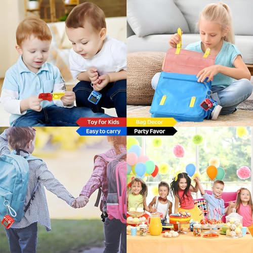 Video Game Party Favors - 24 Retro Keychains for Kids & Teens