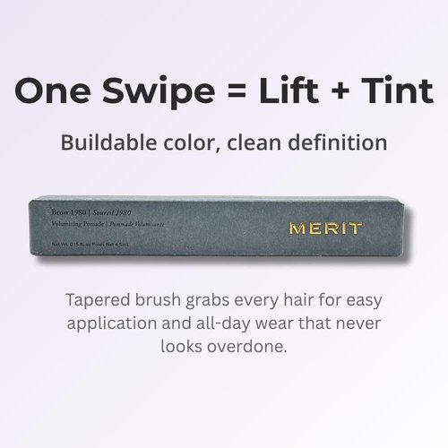 Merit Brow 1980 Volumizing Pomade - Light Brown, Neutral Brown