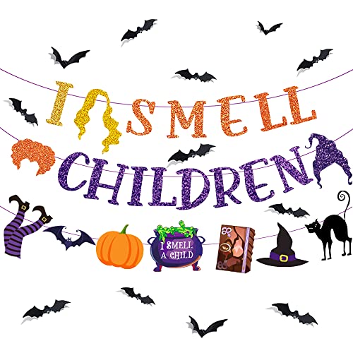 Hocus Pocus Party Banner Set - Halloween Witch Decorations for Kids & Adults