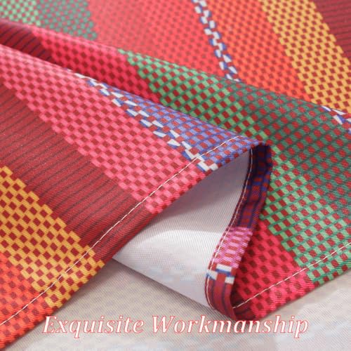 Red Mexican Fiesta Tablecloth 60x84 Inch Rectangle - Cinco De Mayo Decor