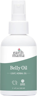 Earth Mama Belly Oil - Calendula Moisturizer for Dry Skin | Promotes Elasticity & Prevents Stretch Marks, 4 Fl Oz