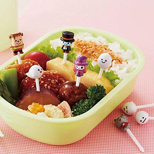 Mini Obake Ghost Food Picks - Bento Lunch Accessories, Halloween Theme