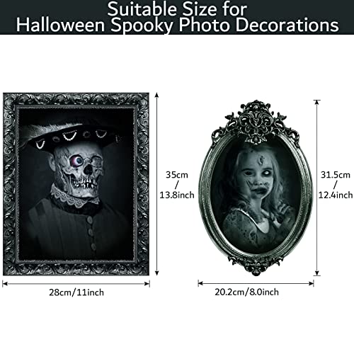 Halloween Decorations 12Pcs Gothic Portrait Posters - Style 5