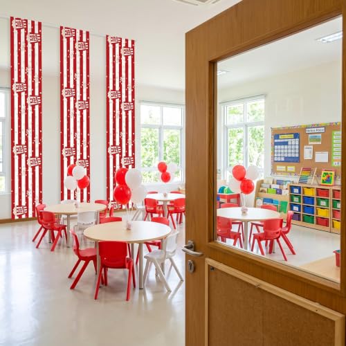 Circus Themed Christmas Banners - 3 Pcs 36 ft Carnival Decoration Set