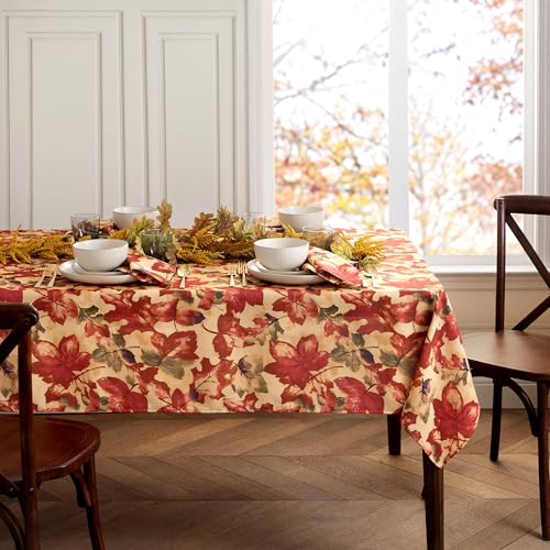 Harvest Festival Fall Printed Tablecloth - Multicolor 52x70 Inches